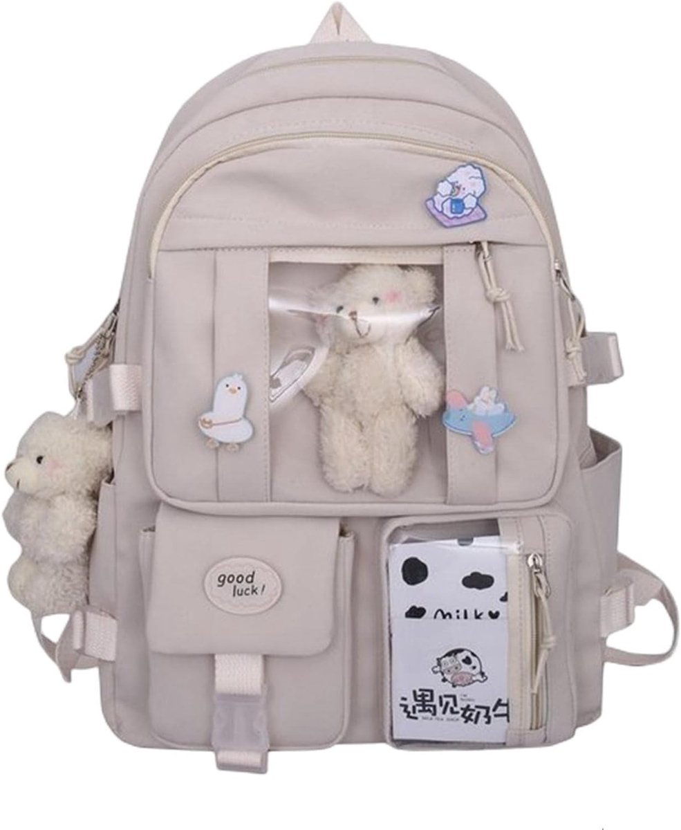 Bag High School Girls Backpack School Bags For Teenage Girls Multi Pockets Backpack