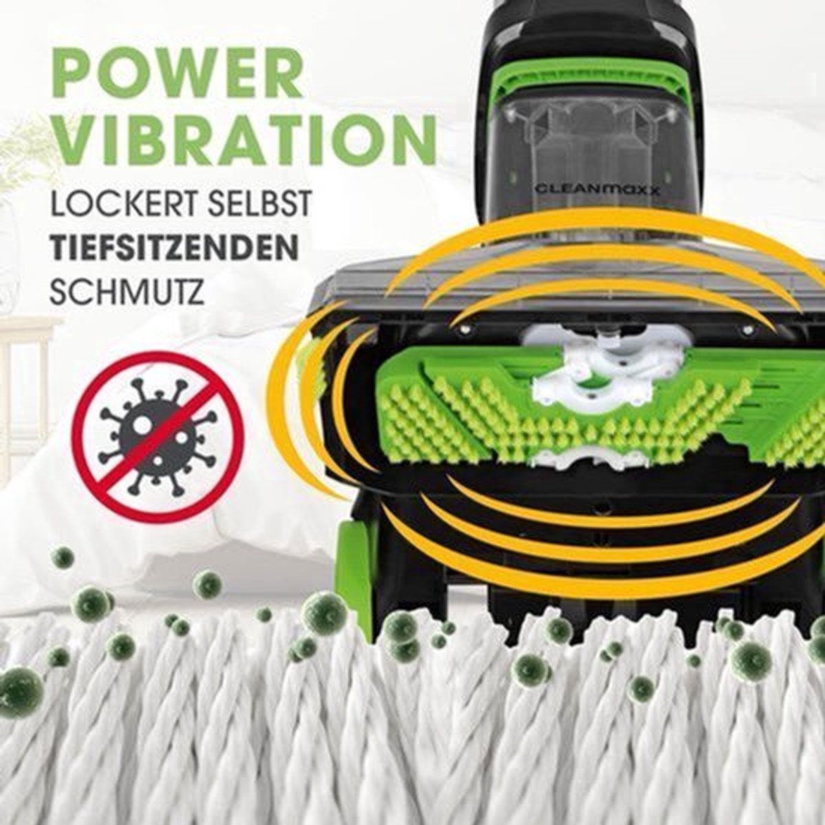 Vloerreiniger – Tapijtreiniger – Waszuiger – Meubelreiniger – Dweilmachine – Grote tanks 1,5L – Reserveborstel & Tapijtshampoo inbegrepen