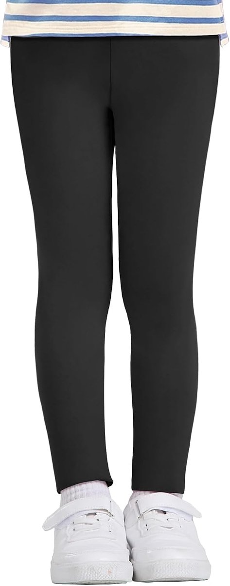 meisjeslegging – zachte elastische kinderlegging met volledige lengte voor kinderen van 4 tot 12 jaar warme winterbroek, geschikt voor naar school dansen spelen en dagelijks gebruik