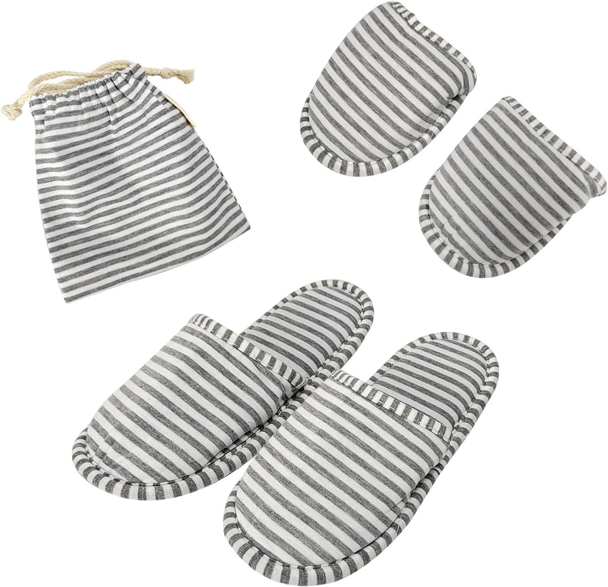 Opvouwbare Reisschoenen voor Hotels, Antislip en Duurzaam, Ideaal voor Spa en Reizen