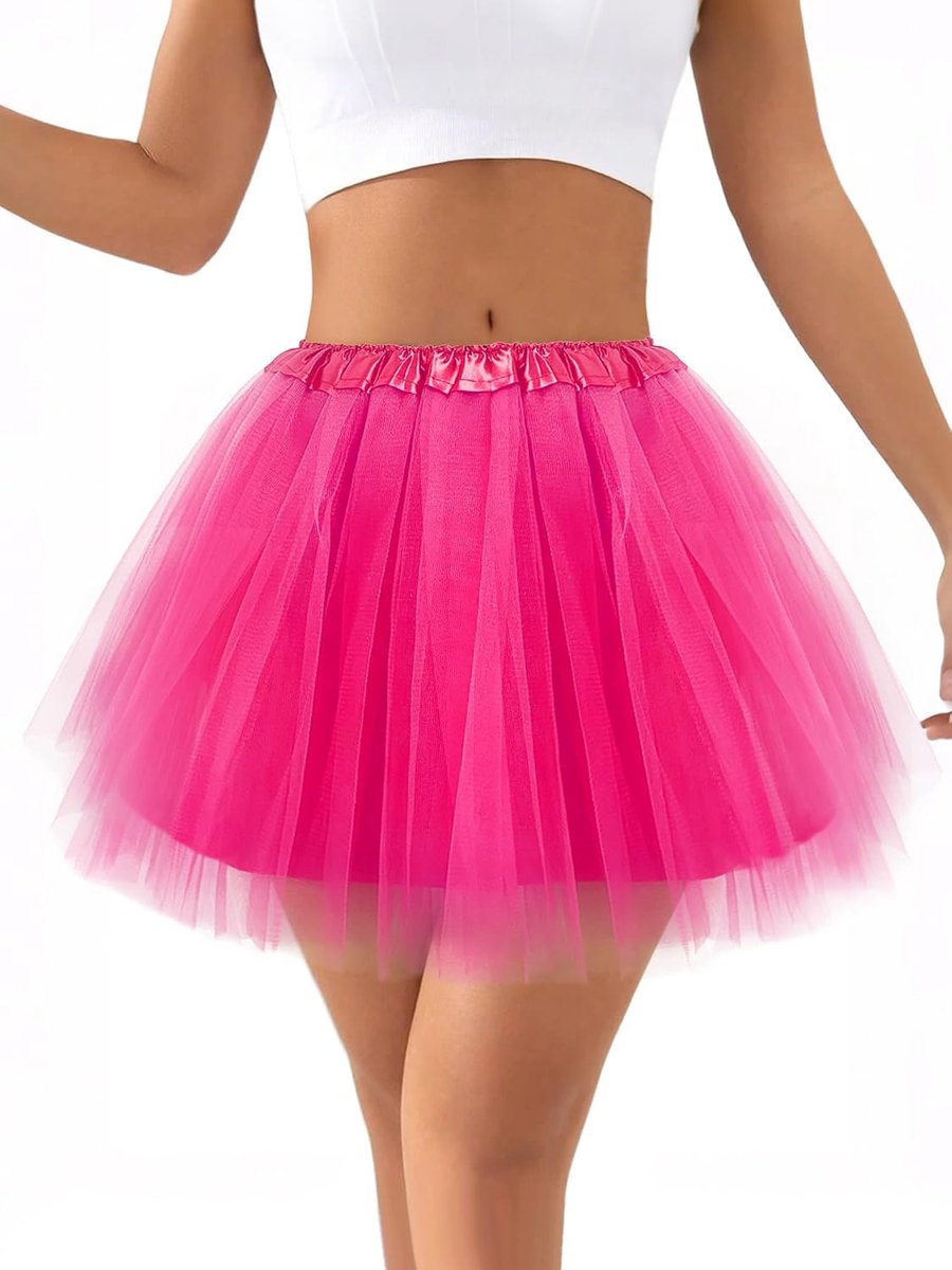 tule tutu rok voor carnaval, klassieke elastische tutu rok, retro tutu rok voor volwassenen, voor carnaval, Halloween, ballet