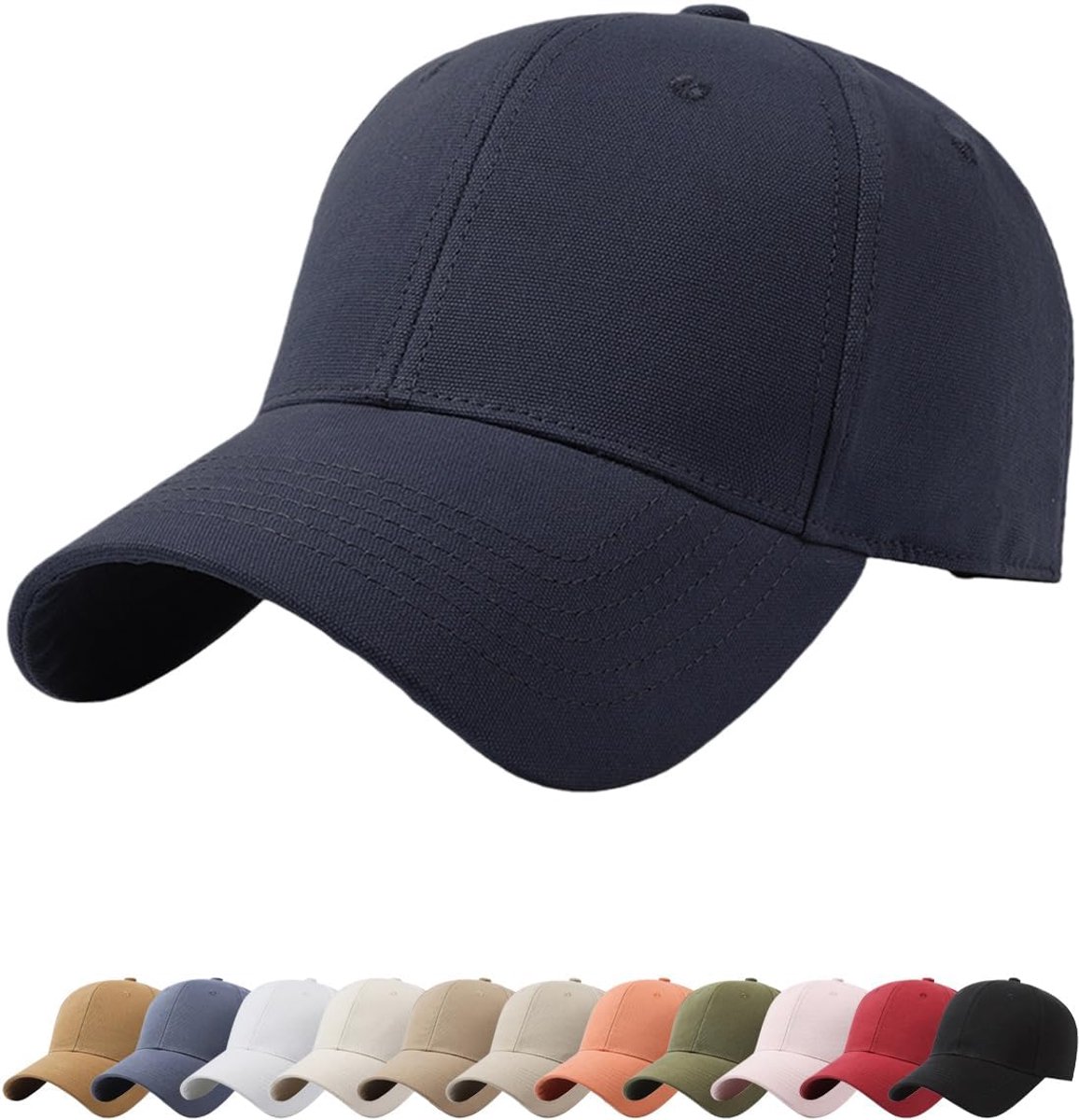 Hoeden met zonneklep, tennis, golf, vizier, sporthoed voor dames en heren, 100% katoen, uniseks, met vizier, zomerhoed