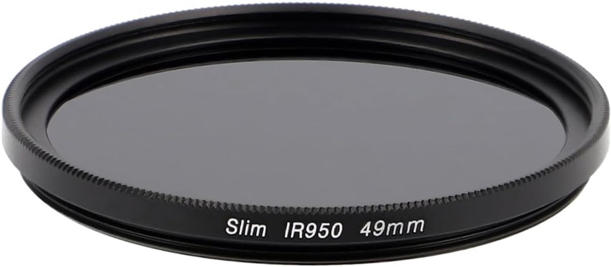 950nm IR infraroodfilter - maximale infraroodwerking voor camera en lens 49 mm