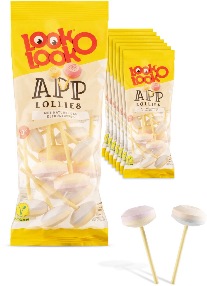 Look-O-Look Look o look app lollies - snoep - 7x115gr