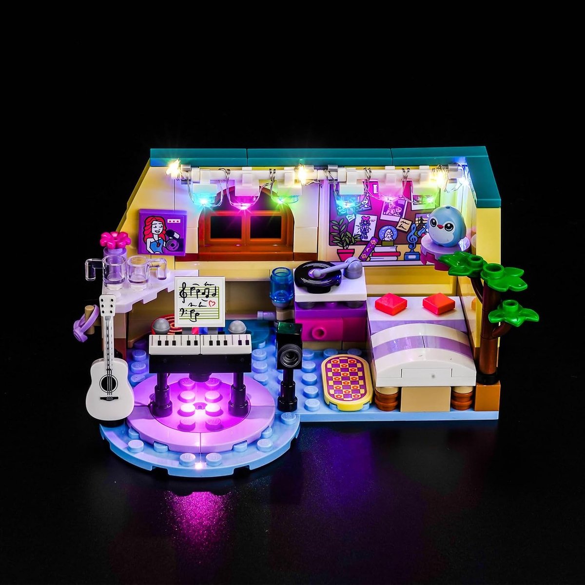compatibel met Lego Paisley's Room 42647 (geen model), decoratieve verlichtingsset Compatible with Lego 42647 Paisley's Room Creatief speelgoed