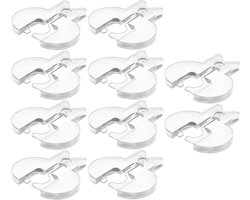 Store 10 stuks Anti-splinterbescherming Decoupeerzaag Anti-braamrubber 2607010079 Compatibel met Bosch GST800 GST65 GST85 PST 650L Transparant