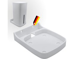 Muurbevestiging voor TP-Link Archer NX200 LTE WLAN 5G Router, Muurmontage, Plastic, Wit, met Kabelgoot, Gemaakt in Duitsland