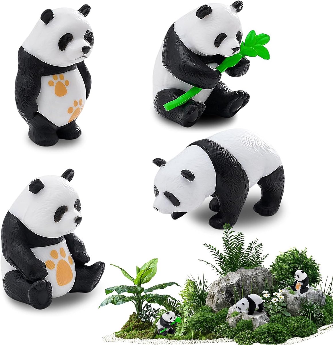 Mini Panda-figuren