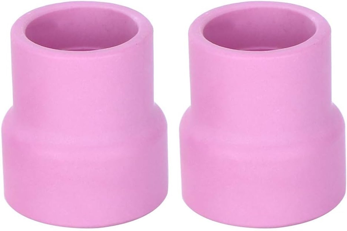 2 stuks Keramische Lasbeker # 12 TIG Gaslens Alumina Mondstuk Furick Cup voor WP-9 WP-20 WP-25 Serie Luchtgekoelde lastoorts