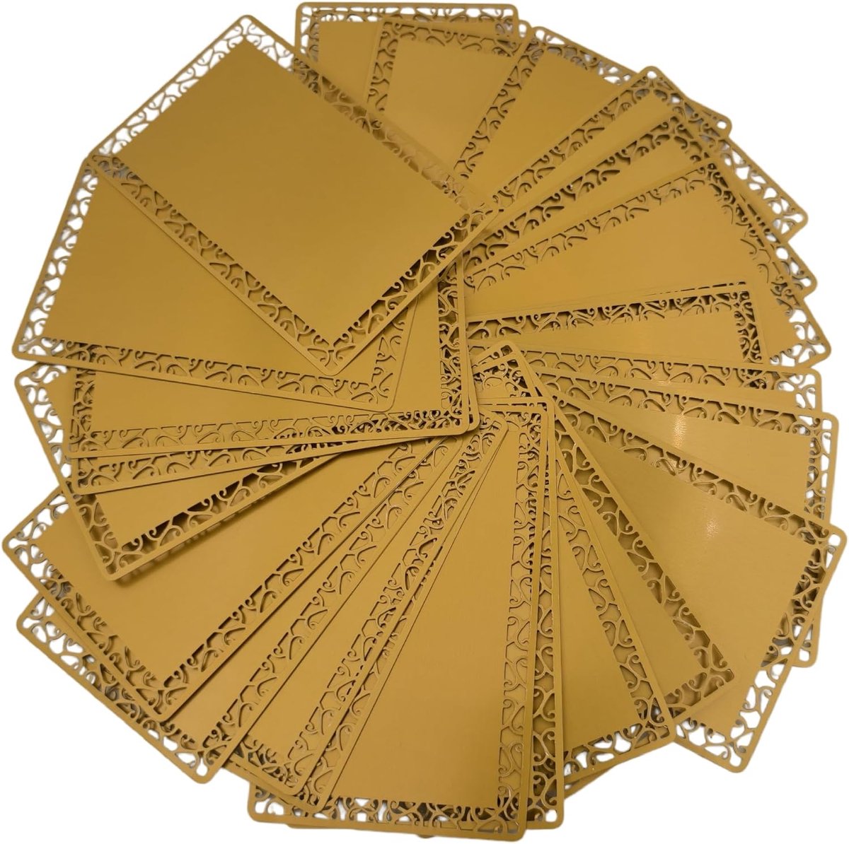 50 stuks sublimatie visitekaartjes blanks, 8,6 x 5,4 cm dubbelzijdige ultradunne aluminiumlegering sublimatie blanks voor afdrukken, lasergravure, naamplaten en doe-het-zelf geschenken (goud platte