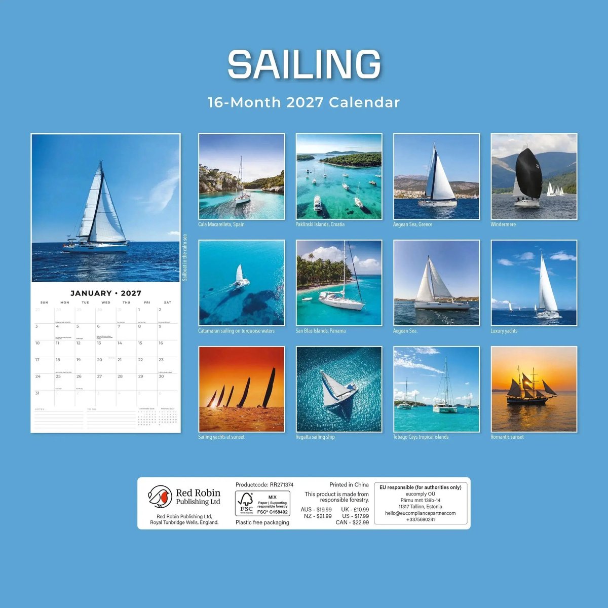 Sailing Kalender 2027
