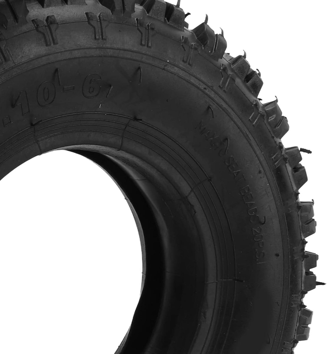 4.10-6, buitenband met binnenbuis Verdikte rubberen band Banden en slangen set voor ATV Go Kart Mini Quad 47cc 49cc sneeuwmotor