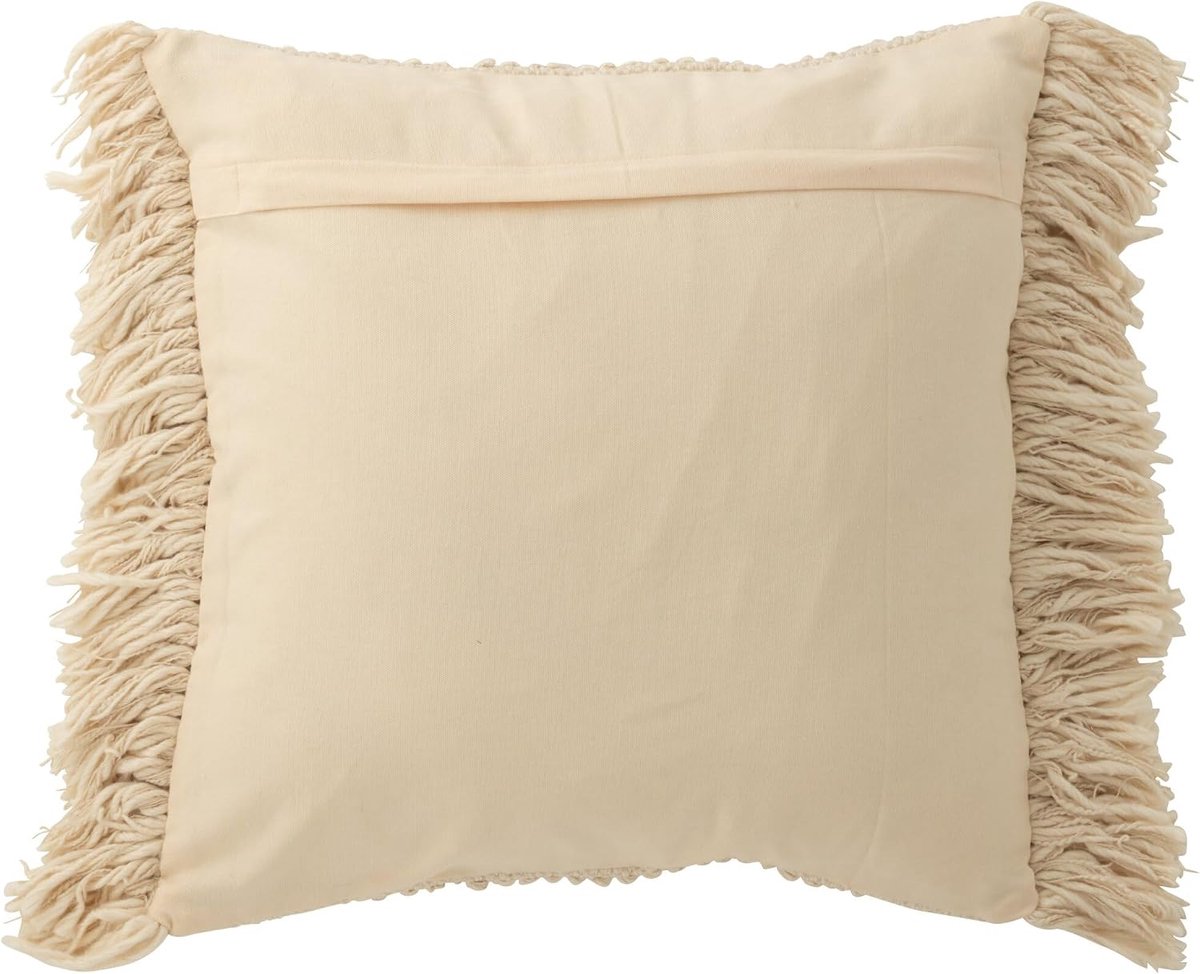 Kussen Breeze FRANSEN katoen crème