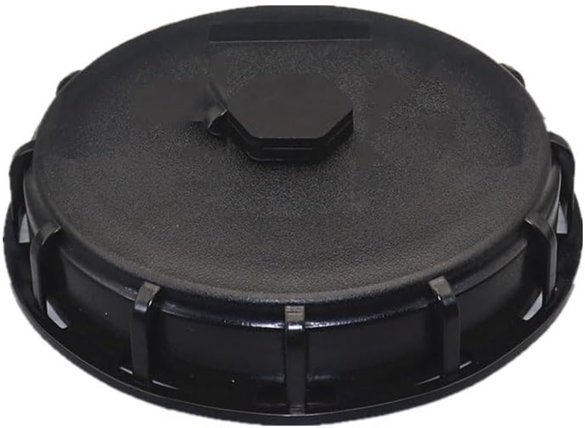 (162 mm/6,4 inch) -kunststof, IBC tank vervangend deel trommeldeksel met automatische luchtverandering IBC-tankdeksel, standaard afdichtingskap, opslagdeksel voor vatadapter met ingebouwd filter
