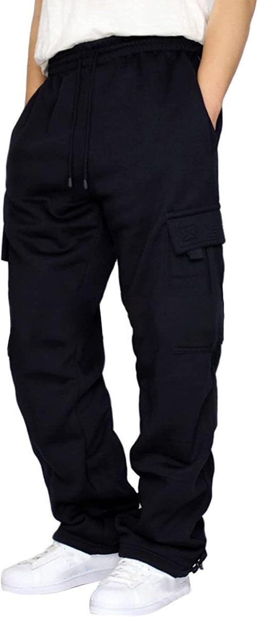 casual cargo werkbroek fleece joggingbroek joggingbroek met zakken S-3XL