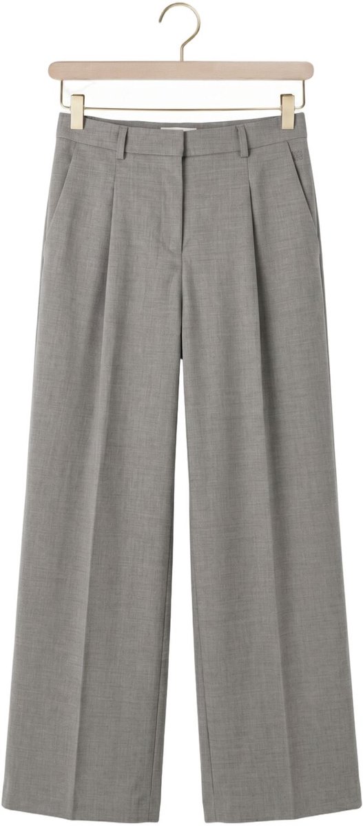 DANTE6 Biaxa Pleated Pants Broeken Dames - Grijs - Maat 38
