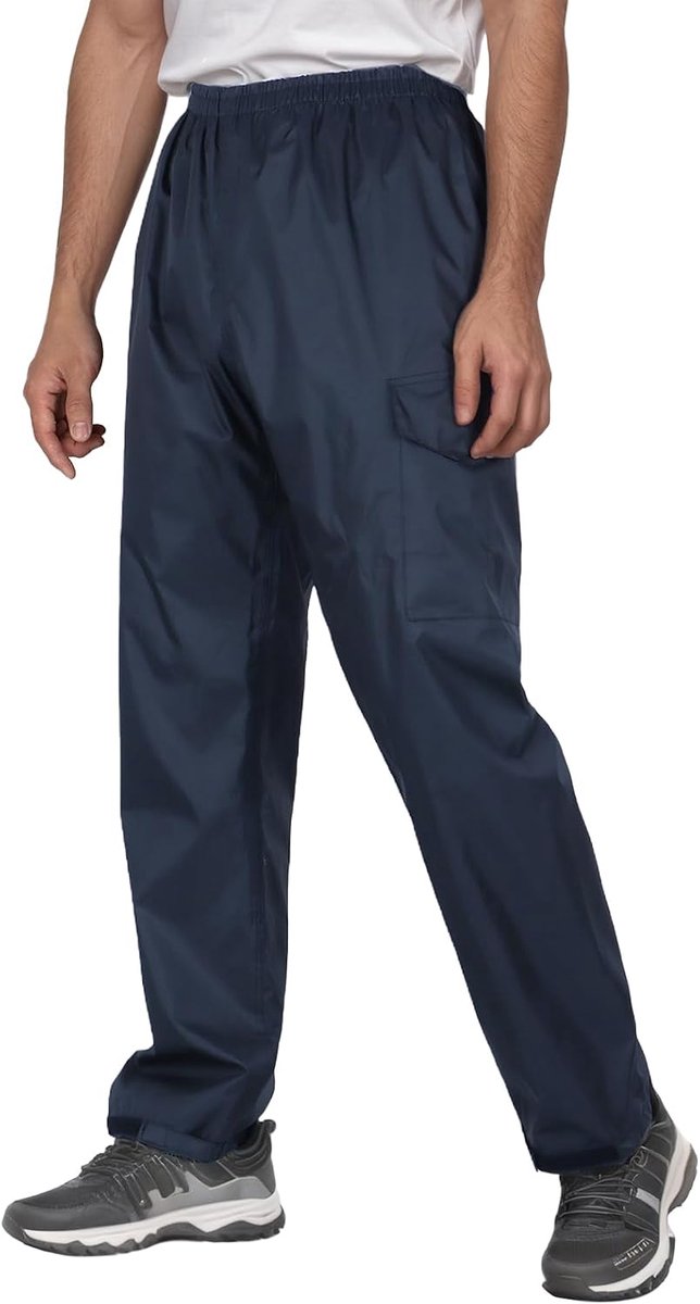 Overbroek voor heren, winddichte lichte dikke outdoor regenbroek voor wandelen, golfen, vissen, fietsen