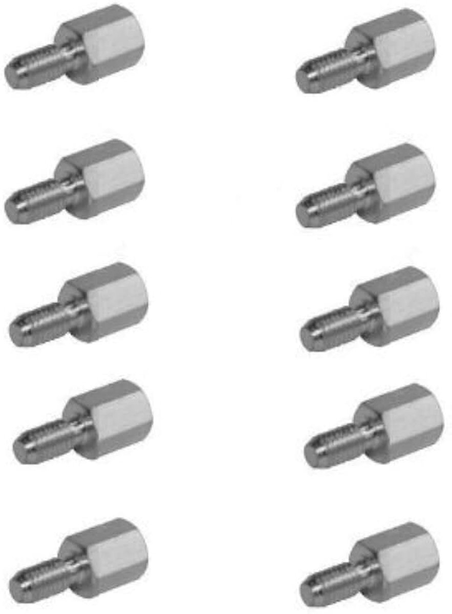 Afstandhouders M2.5x5 I/A, 10 stuks. (geschikt voor Raspberry Pi !)