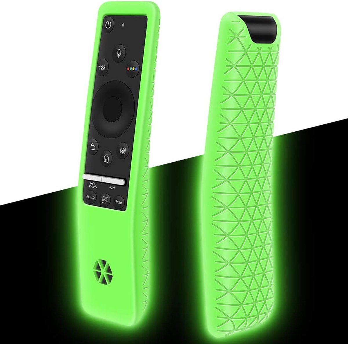 hoes voor Samsung afstandsbediening BN59-01312A BN59-01259B BN59-01259E BN59-01274A antislip schokbestendige beschermhoes voor Samsung Smart TV 4K TV BN59 afstandsbedieningen (gloeigroen)