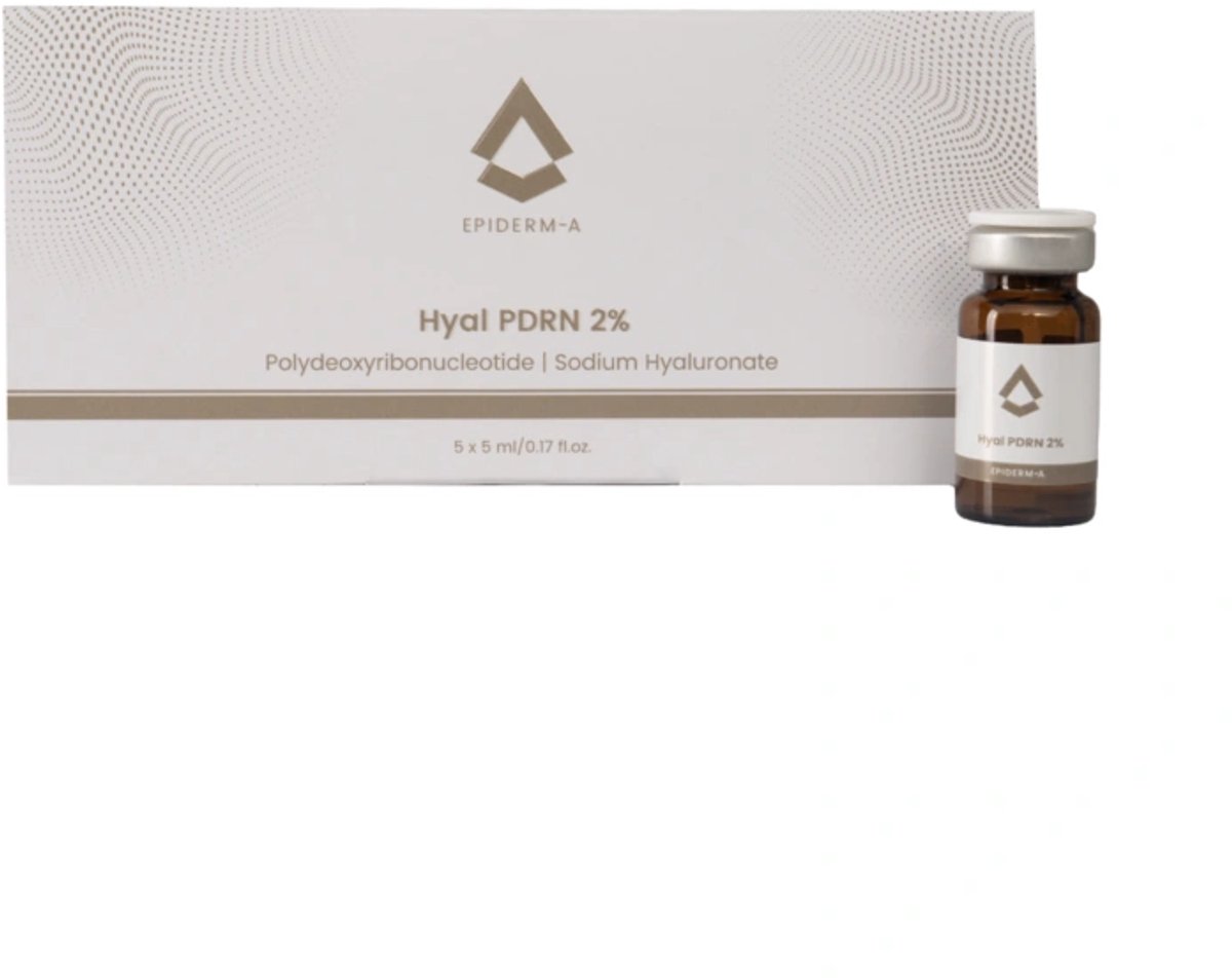 EPIDERM-A Hyal PDRN 2% / SkinBooster Skin Quality Improvement Solution 5x 5ml