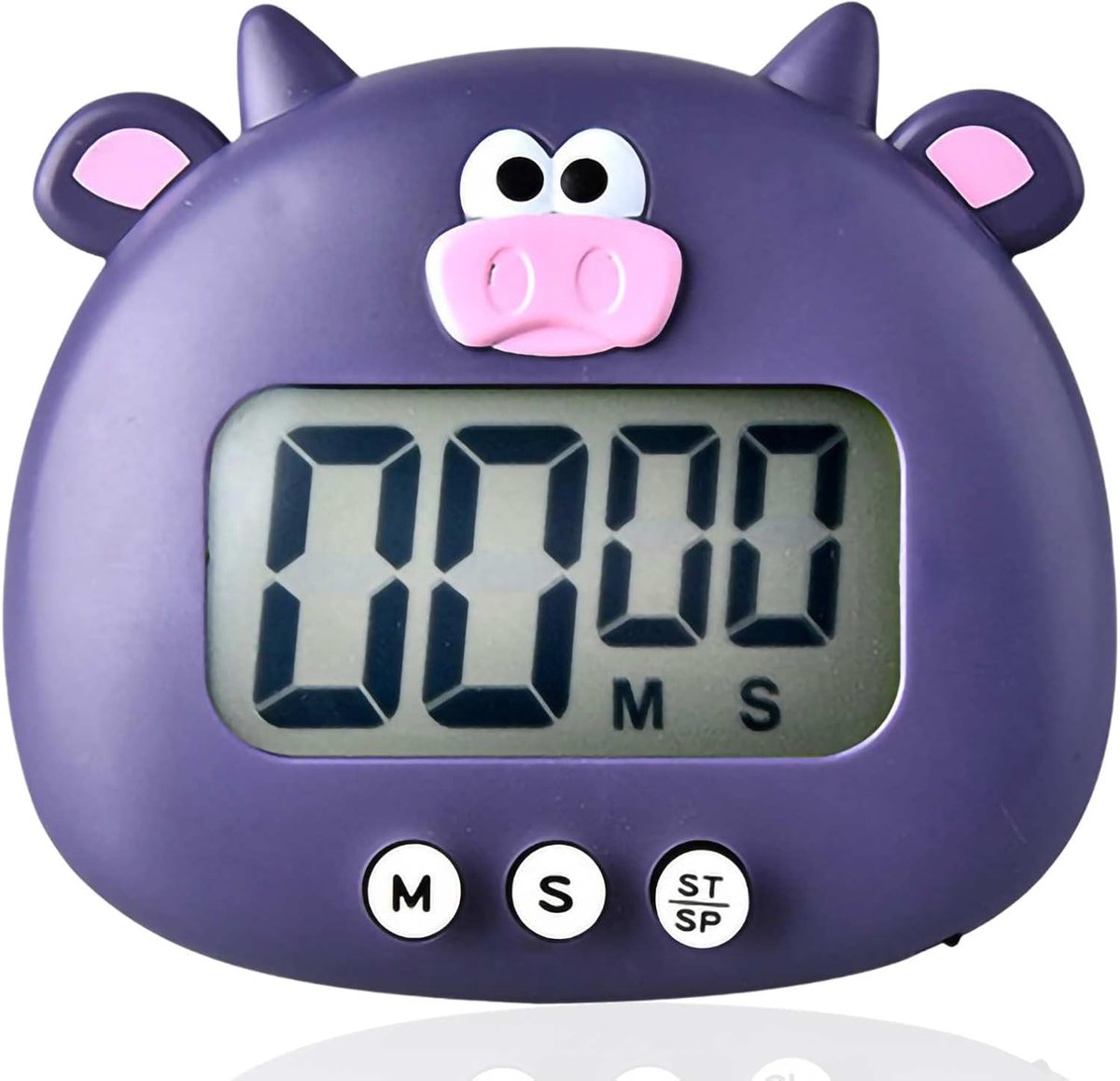 Digitale timer - schattige cartoon dieren - LCD-display - magnetisch - voor koken en bakken