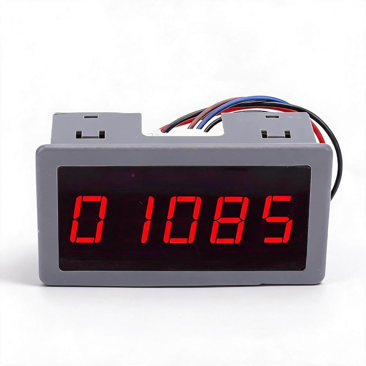 Tachometer 5 Digit LED - Hall Sensor - DC 5V tot 30V - Anti-Interferentie - Voor borstelloze motor