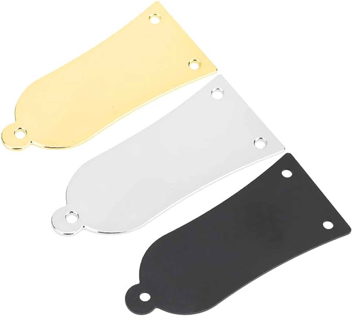 Truss Rod Cover 3 Gaten - IJzer - Bell Stijl - Voor Elektrische Gitaar en Bas