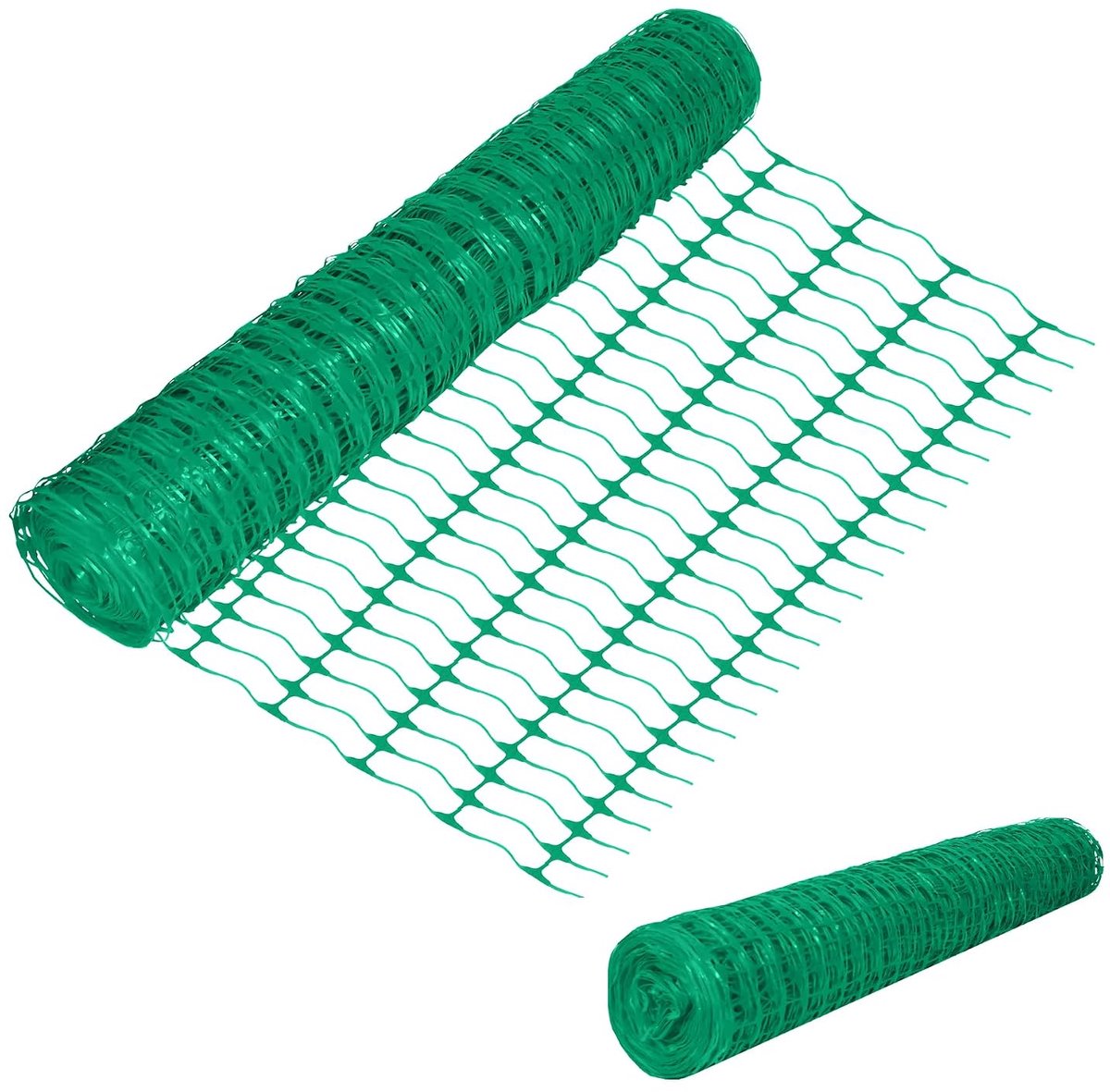 Omheining, 1 m x 50 m, kippenhek, afsluithek, beschermnet van kunststof, mobiele omheining, multifunctionele begrenzingshek, veiligheidsnet, schapenhek, hondenhek, gevogeltennet, bouwhek
