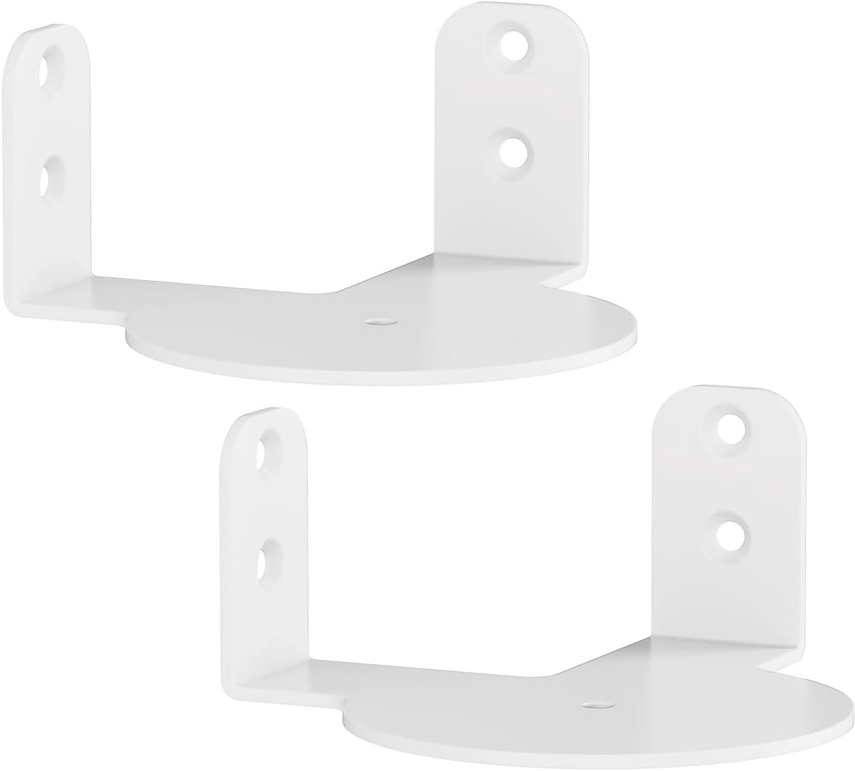 My wall Wandhouder voor SonosEra100 – HS46WL, set van 2, hoekmontage, Sonos Era 100 houder, belastbaar tot 3 kg, voor Sonos Era 100, M5-bevestiging, wandhouder voor hoekmontage