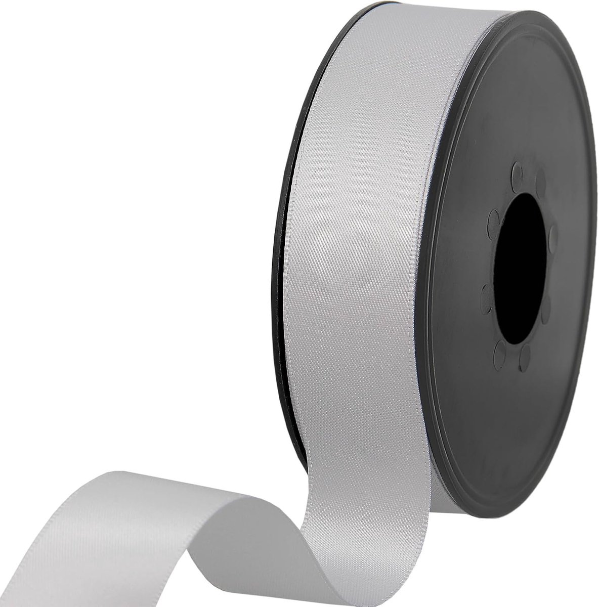 Lint - 100% polyester dubbelzijdig satijnen lint voor bruiloften, cadeauverpakking, bloemstukken, handwerk, taarten, strikken, versieringen, 25 mm x 25 m