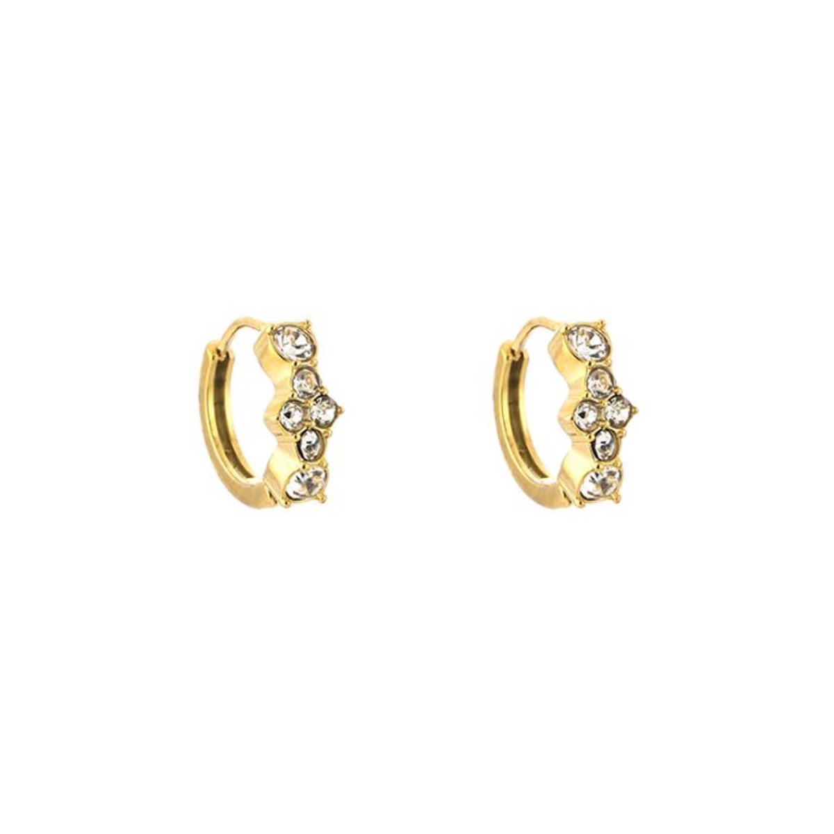Oorbellen Zirkonia strass