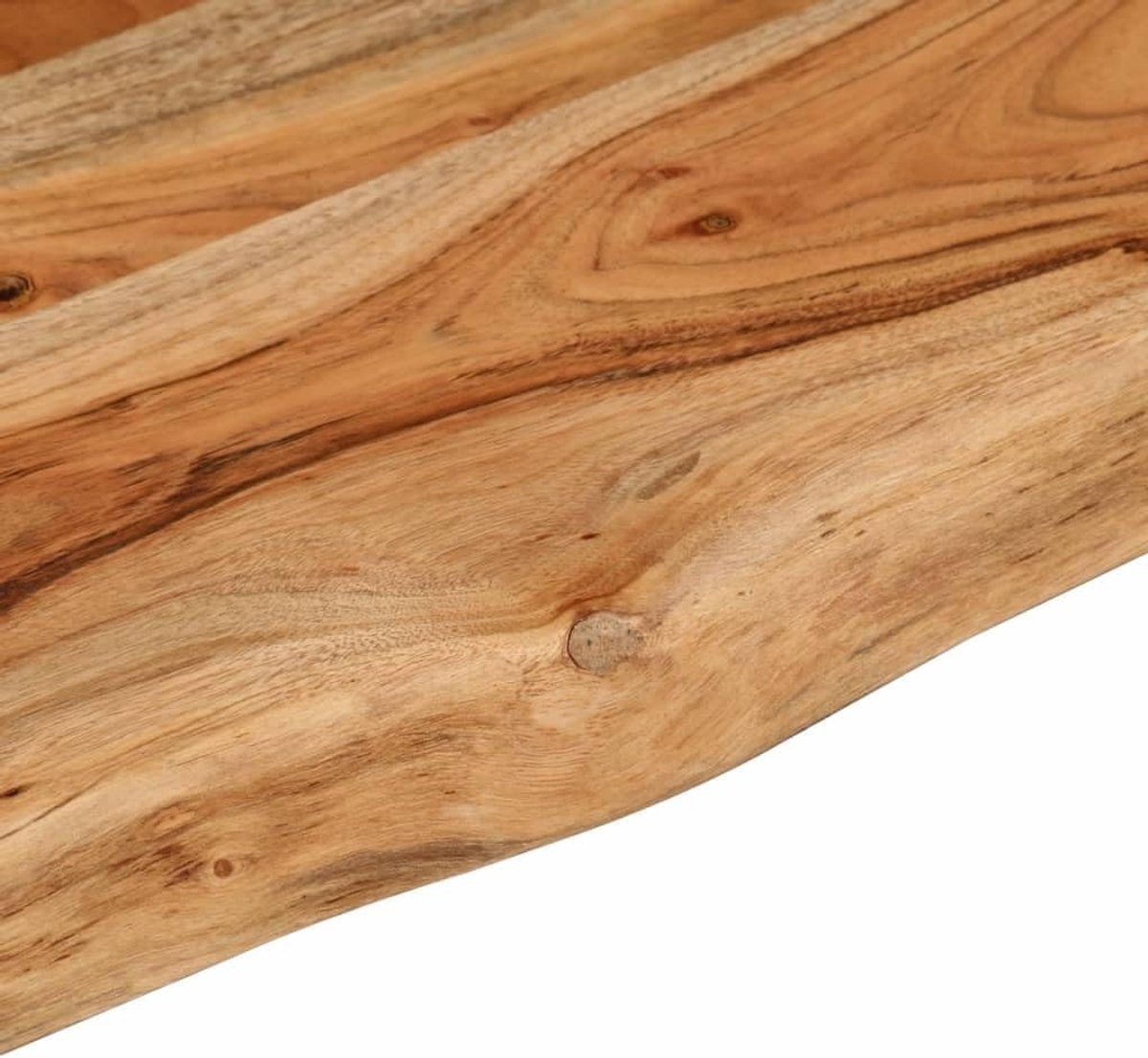 Wandrek 90x20x3,8 cm rechthoekig massief hout acacia boomrand