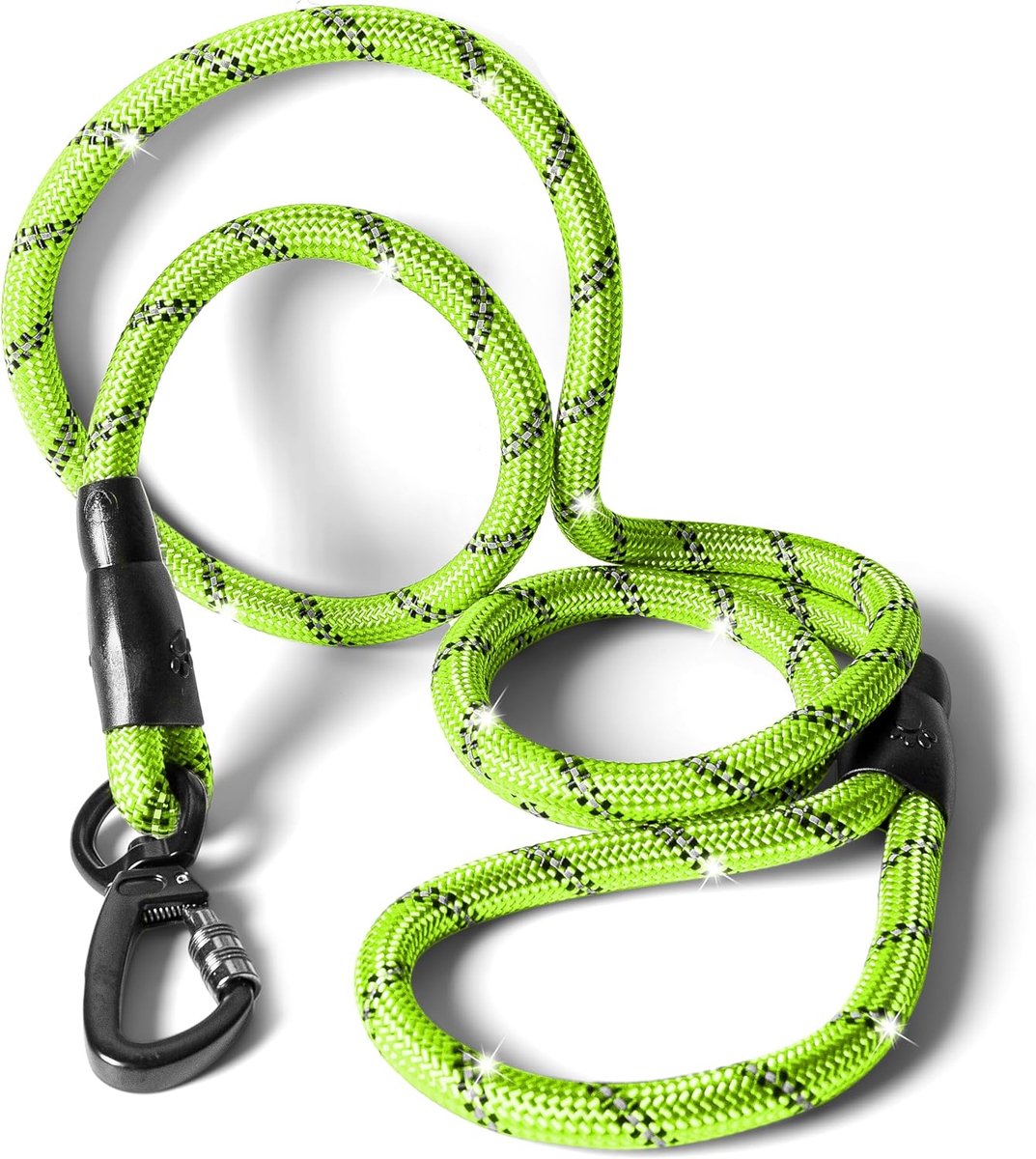 hondenriem – 170 cm lang, 1,2 cm dik, voor honden vanaf 15 kg – extra stabiele riem & trainingslijn – robuuste hondenriem voor grote honden