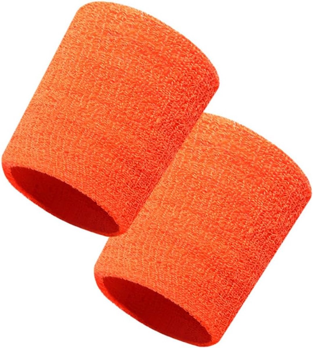 2 stuks elastische zweetbanden, pols, fitness, absorberende zweetband voor dames, heren en kinderen, ademende sportarmband voor hardlopen, tennis, voetbal, basketbal