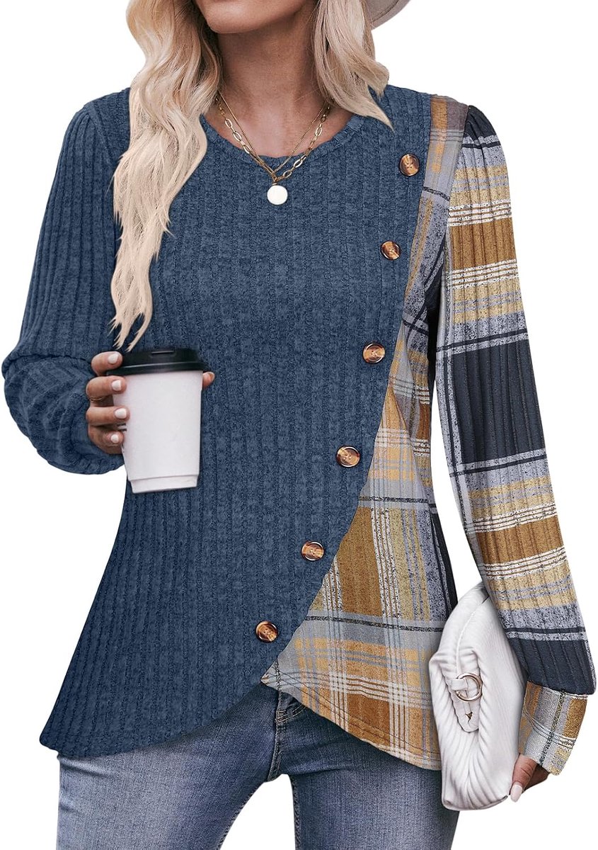 Dames truien lange mouw tops vrouwen tuniek tops pullover truien dames lichtgewicht truien casual outfits lente herfst winter kleding S-2XL