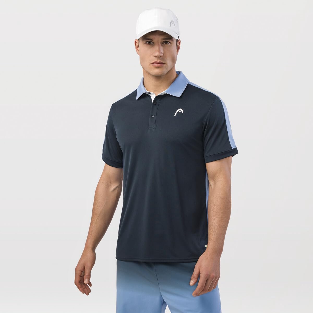HEAD Slice Poloshirt Heren Blauw
