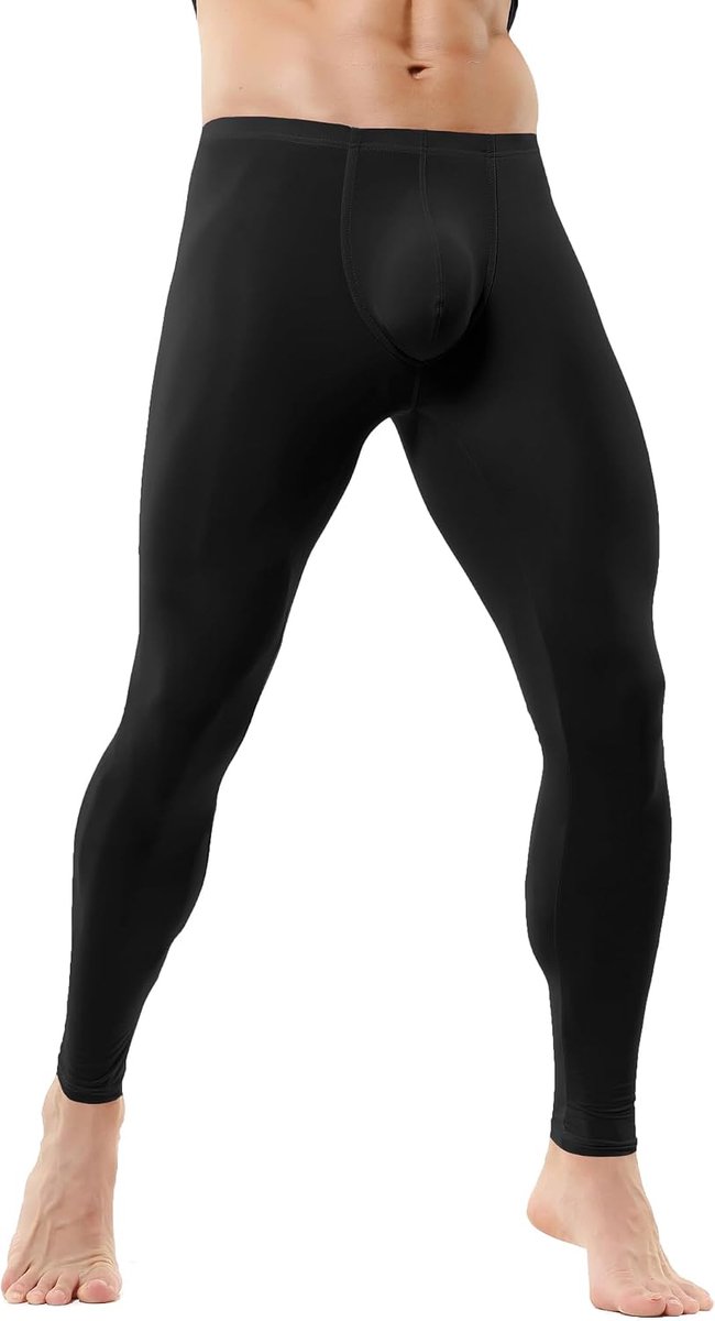 sportlegging voor heren, effen kleuren, panty, ondergoed, broek, workout, yogabroek