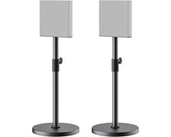 Luidsprekerstandaarden voor Sony Bravia Theatre Quad HT-A9M2 – in hoogte verstelbare surround sound-luidsprekerstandaard voor Sony HT-A9M2 met kabelmanagement (alleen standaard)