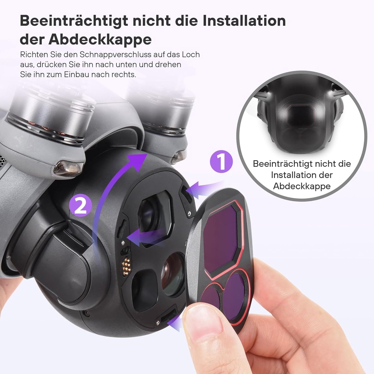 4 Pro filterset voor DJI Mavic 4 Pro filteraccessoires, ND8 / ND32 / ND64 / CPL drone-lensfilter, meervoudig gecoat optisch HD-glas, verpakking van 4 stuks – foto 6