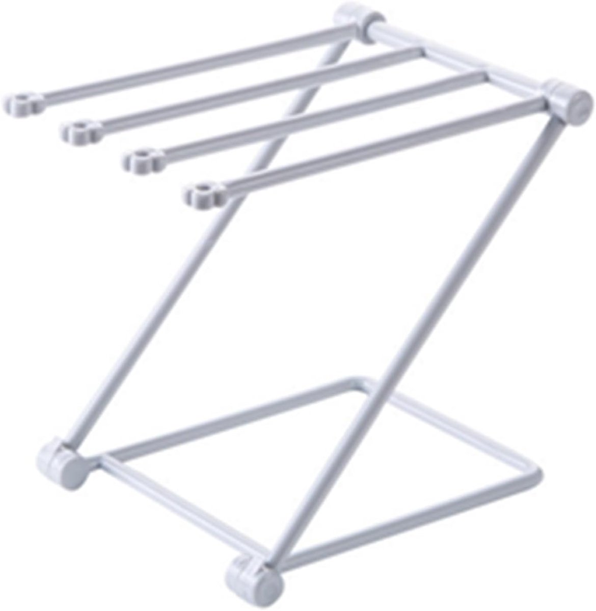 Handdoekrek, Washandjehouder Opvouwbare Handdoekhouder Verticale Vaatdoek Opbergrek Opvouwbare Vaatdoek Organizer Stand Kleine Handdoek voor Thuis, Badkamer, Keuken (Grijs)