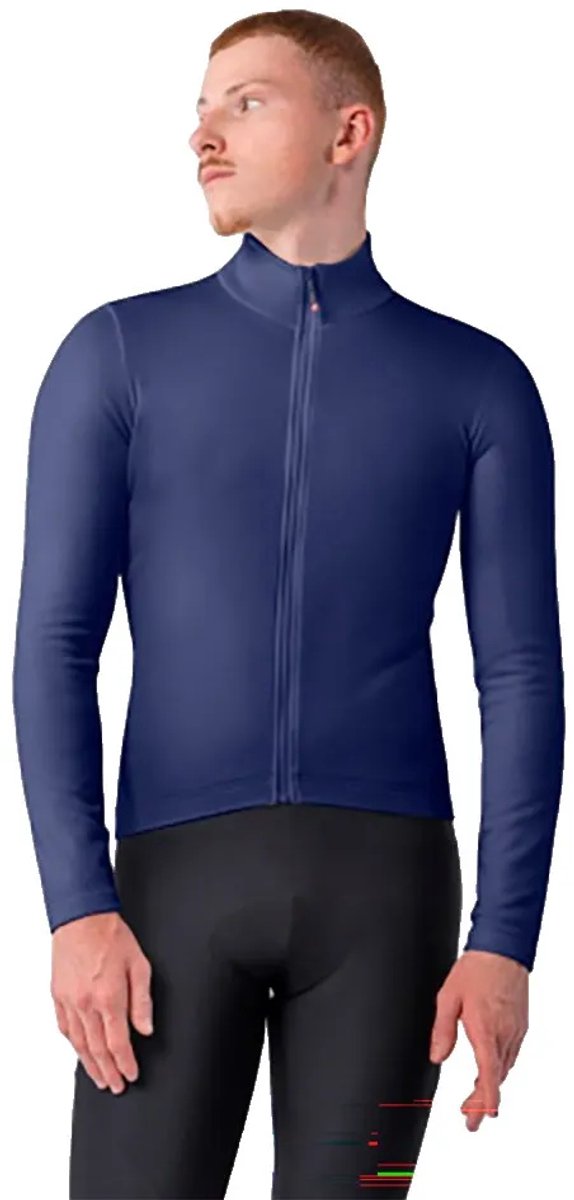 Castelli Competizione Thermal Trui Met Lange Mouwen Blauw XL Man
