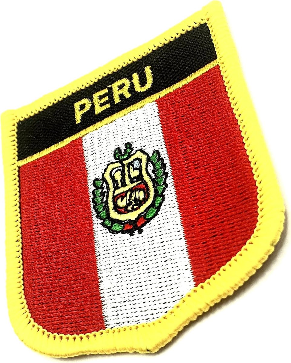 Zuid-Amerika vlag opstrijkbare geborduurde stof naaien patch Pack van 1