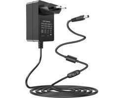 12V 2A AC-adapter netsnoer voor Audio-Technica AT-LP60X-BK, AT-LP60X-BW, AT-LP120XUSB-BK direct aangedreven platenspeler, voor Sony PS-LX310BT Bluetooth-platenspeler