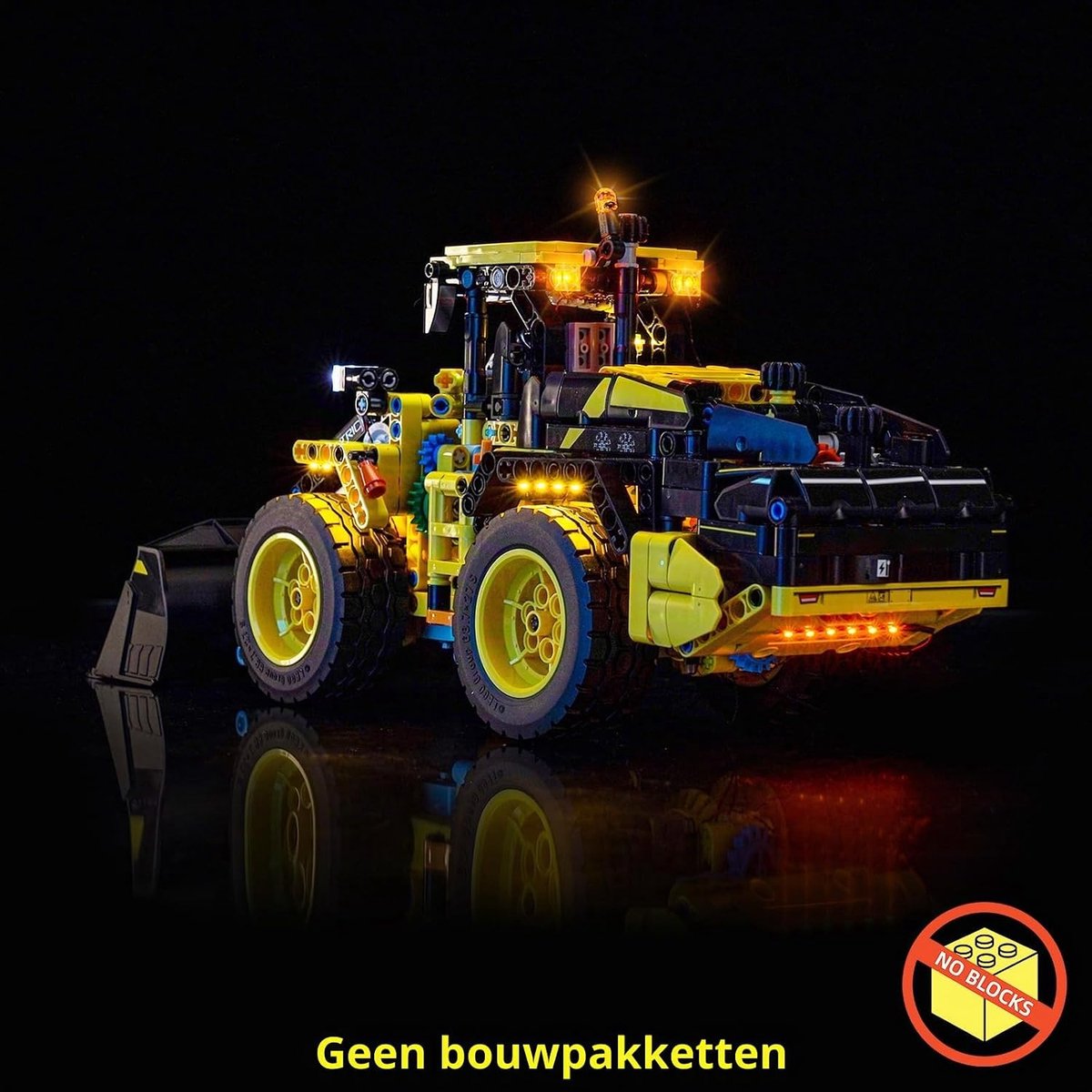 Compatibel met Lego Volvo L120 Electric Wheel Loader 42209 (geen model), decoratieset compatibel met Lego 42209 Volvo L120 elektrische wiellader, creatief speelgoed — cadeau in Cadeau-ideeën - foto 2