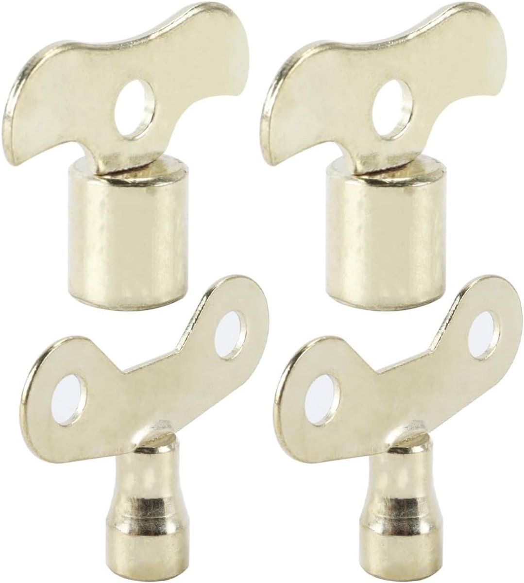 Set van 4 sleutels voor radiatorkranen 10,3 mm 11,8 mm Multifunctionele sleutel voor fabrieken, tuinen, openbare plaatsen, woningen
