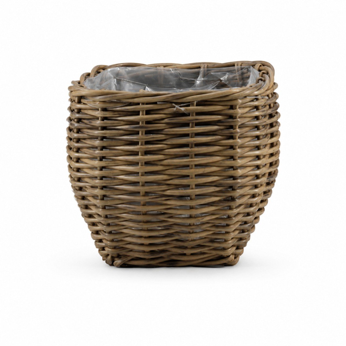Floran Calgary plantenmand naturel 19 cm rotanlook kunststof