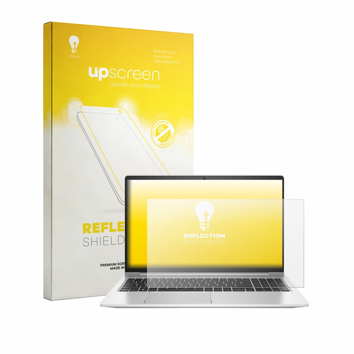 upscreen - Screenprotector voor HP ProBook 455 G8 - Folie Beschermfolie anti glare matte