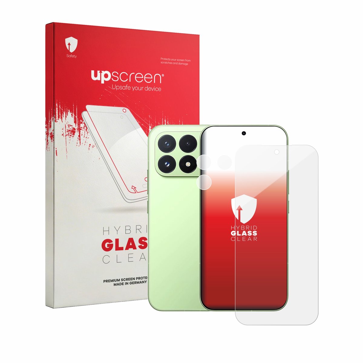 upscreen - Screenprotector voor Xiaomi Poco F9 Pro (Voor+Camera) - Folie Beschermfolie Beschermglas transparant