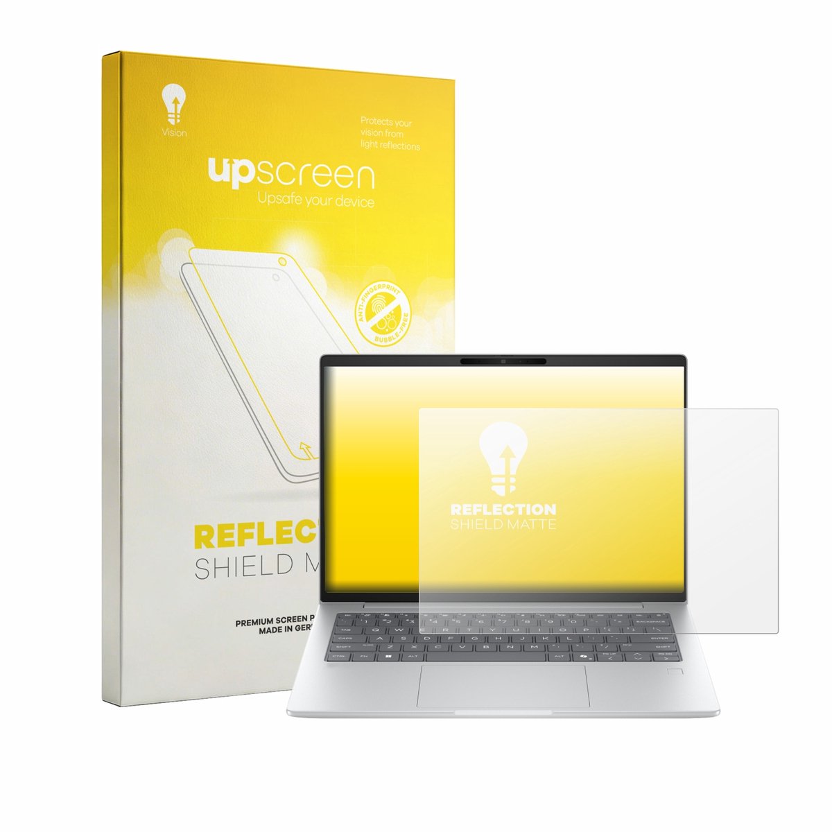 upscreen - Screenprotector voor HP EliteBook 6 G2q 14" - Folie Beschermfolie anti glare matte