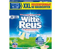 Witte Reus Waspoeder Wasmiddel - Witte Was - 90 Wasbeurten - Grootverpakking